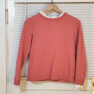 Boden Frill Neck Sweatshirt